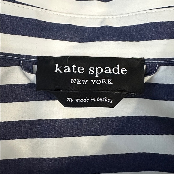 Kate Spade Striped Midi Shirt Dress - Picture 6 of 12